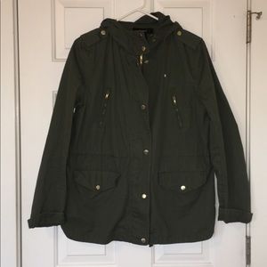 Green Army jacket